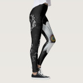 Milchprodukte und Grautöne Leggings (Rechts)
