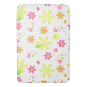 Milchprodukte und Polka Dots Badematte (Vorderseite Vertikal)