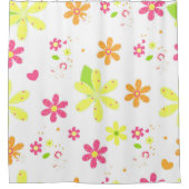 Milchprodukte und Polka Dots Duschvorhang (Vorderseite)