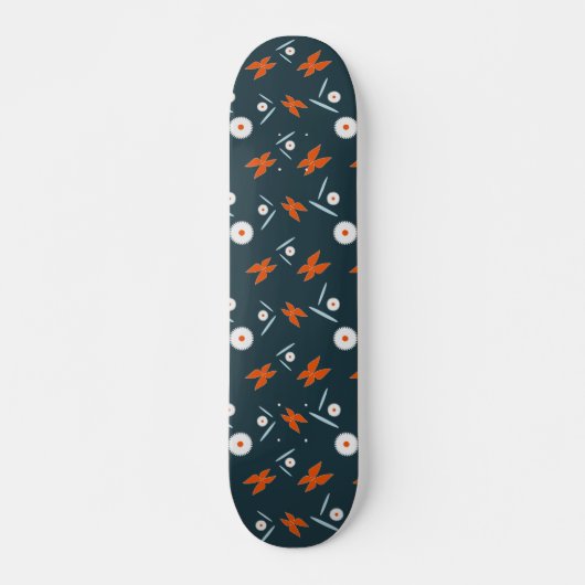 Milchprodukte und Schmetterlinge Skateboard (Vorne)