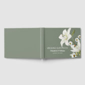 Milchprodukte und weiße Lilien Gästebuch (Voll)