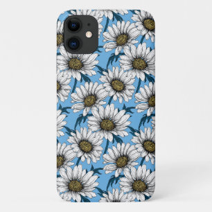 Milchprodukte, wild lebende Blume auf blau Case-Mate iPhone Hülle
