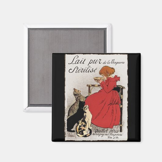 Milchprüfung für die Kätzchen Magnet (Vorderseite/Rückseite)