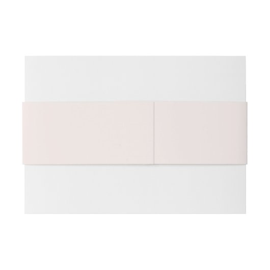 Milchrosa Feststoff Einladungsbanderole (Rückseitenbeispiel)