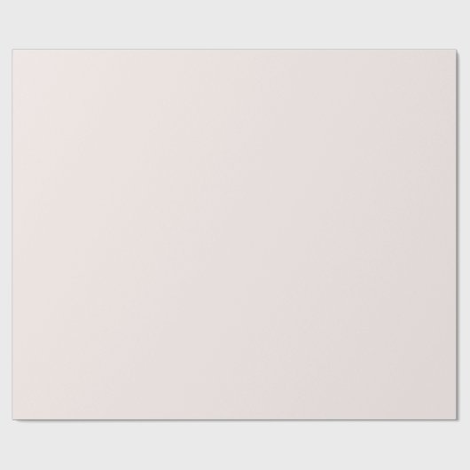 Milchrosa Feststoff Geschenkpapier (Flach)