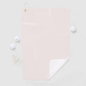 Milchrosa Feststoff Golfhandtuch (Insitu)