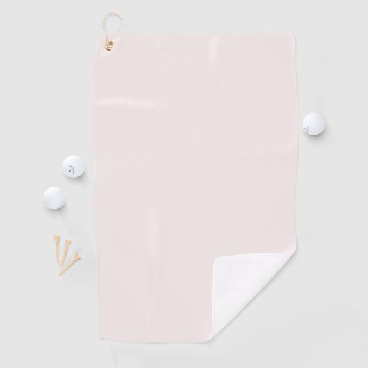 Milchrosa Feststoff Golfhandtuch (Insitu)