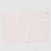 Milchrosa Feststoff Golfhandtuch (Horizontal)