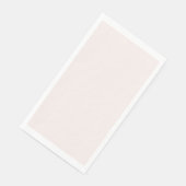 Milchrosa Feststoff Serviette (Ecke)