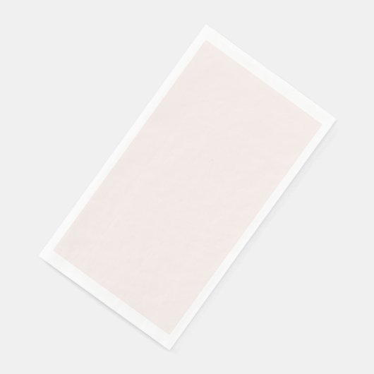 Milchrosa Feststoff Serviette (Ecke)