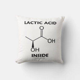 Milchsäure Innerhalb Chemie Molekül Kissen