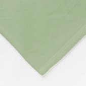 Milchschlange Exotische Florale Grün Fleecedecke (Ecke)