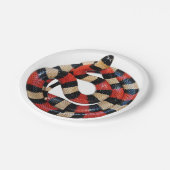 Milchschlange Pappteller (Schrägansicht)