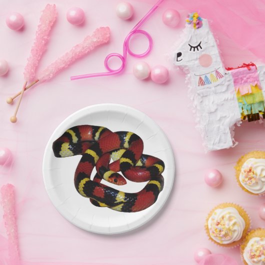 Milchschlange Pappteller (Party)
