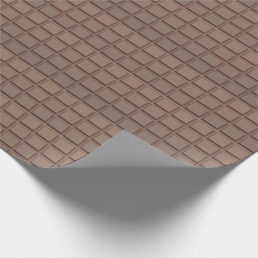 Milchschokolade Candy Bar Geschenkpapier (Ecke)