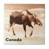 Milchschokolade Elch Fliese (Vorderseite)