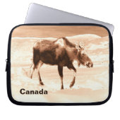 Milchschokolade Elch Laptopschutzhülle (Vorderseite)