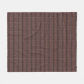 Milchschokolade Fleecedecke (Vorderseite (Horizontal))