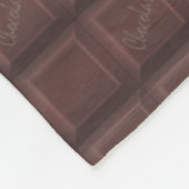 Milchschokolade Fleecedecke (Ecke)