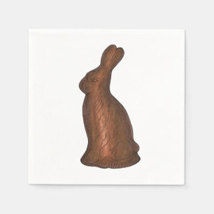 Milchschokolade Kaninchen Ostern Sonnencreme Serviette