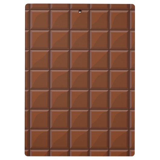 Milchschokolade Klemmbrett (Rückseite)