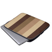 Milchschokolade Laptopschutzhülle (Vorne Knopf)