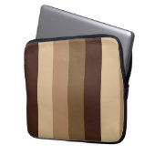 Milchschokolade Laptopschutzhülle (Vorderseite Links)