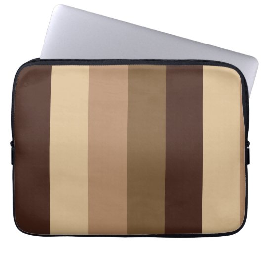 Milchschokolade Laptopschutzhülle (Vorderseite)