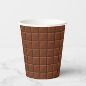 Milchschokolade Pappbecher (Vorderseite)