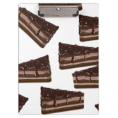 Milchschokoladenkuchen. Klemmbrett (Vorderseite)