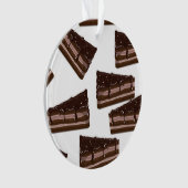 Milchschokoladenkuchen. Ornament (Vorderseite)