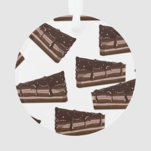 Milchschokoladenkuchen. Ornament