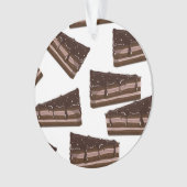 Milchschokoladenkuchen. Ornament (Vorderseite)