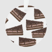 Milchschokoladenkuchen. Ornament (Vorderseite)