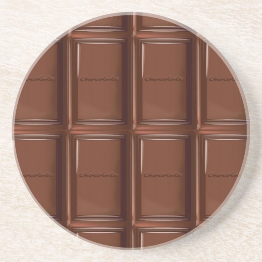 Milchschokoladentafel Untersetzer (Vorne)