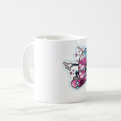 Milchschüttelskateboard Kaffeetasse (Vorderseite Links)