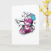 Milchschüttelskateboard Karte (Gelbe Blume)