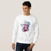 Milchschüttelskateboard Sweatshirt (Vorne ganz)