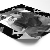 Milchschwarz-weißes Poster (Ecke)