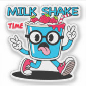 Milchshake Aufkleber (Vorderseite)