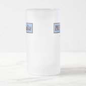 Milchshake-(blaue) Tasse (Mittel)