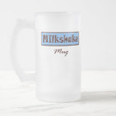 Milchshake-(blaue) Tasse (Links)