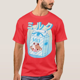 Milchshake Cartoon pastel Japan Retro 90er T-Shirt