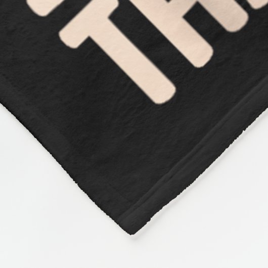 Milchshake ist besser Schokolade Milch Essen lange Fleecedecke (Ecke)