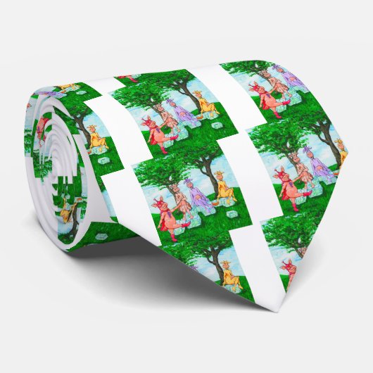 Milchshake-Kühe Krawatte (Gerollt)