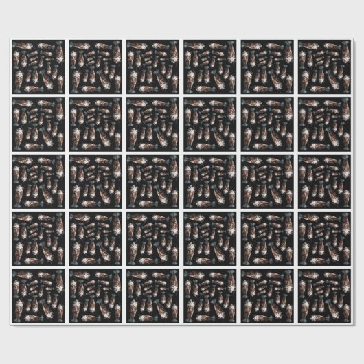 Milchshake-Muster Geschenkpapier (Flach)