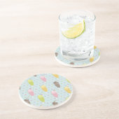 Milchshake-Muster Getränkeuntersetzer (Seite)