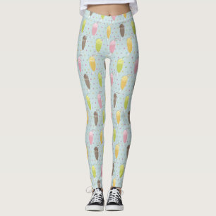 Milchshake-Muster Leggings