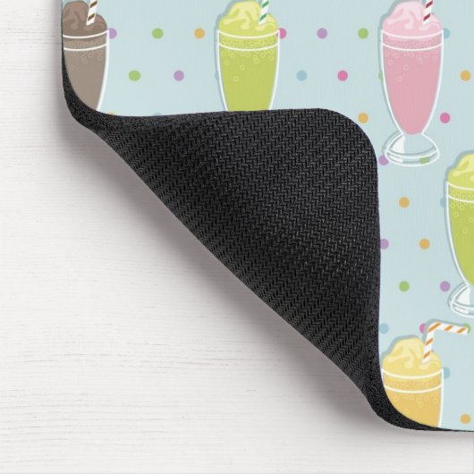 Milchshake-Muster Mousepad (Ecke)