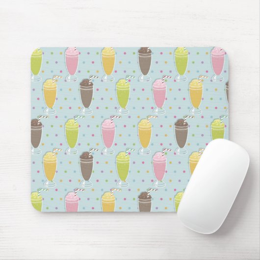 Milchshake-Muster Mousepad (Mit Mouse)